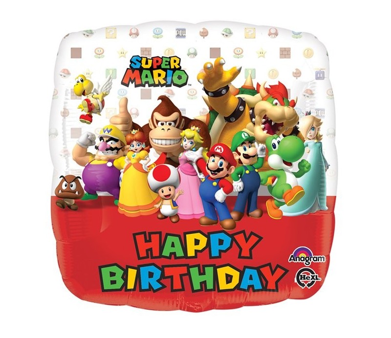 Cappellino Carta Super Mario 8pz