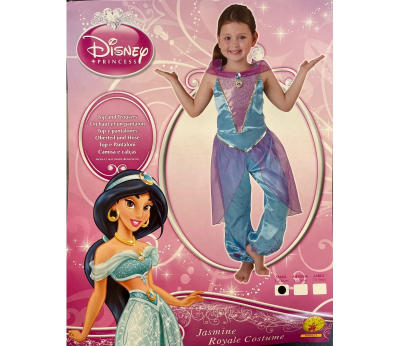 Costume di carnevale Jasmine di Aladin Disney 3-4 anni