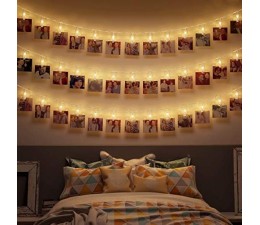 LED Photo clips filo con...